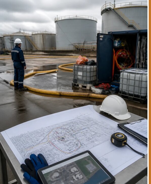 Разработка плана ликвидации разливов нефти в Москве